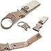 TXIN Outdoor Gear Clip Band Gear Keeper Pouch Key Chain Nylon Belt Webbing Strap Holder Quickdraw Carabiner Carrier Belt for Hiking, Pack of 3 (Three Colors)