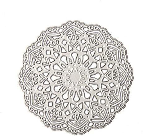 DIY Metal Scrapbook Cutting Dies - Embossing Stencil and Template for Kid's Creative Arts Crafts Supplies, Card Supplies, Wedding and Party Decorations (Flower)