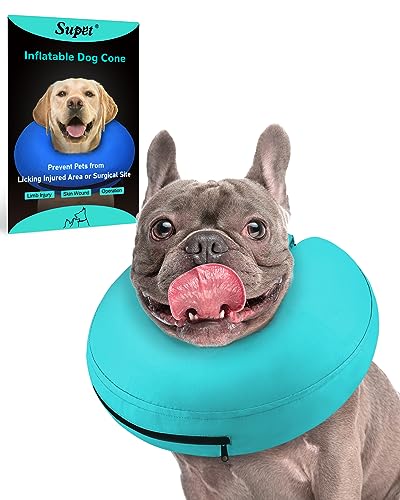 Supet Inflatable Dog Cone Collar Alternative After