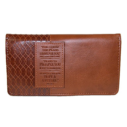 Brown Checkbook Cover Plans Jer 29:11