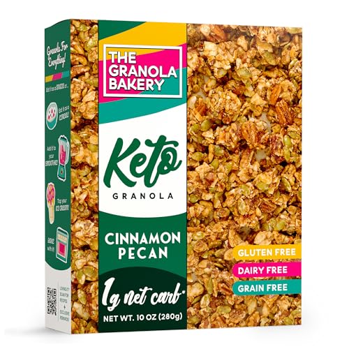 TGB Cinnamon Keto Granola 1g Net Carb Cereal Gluten Free Low Carb