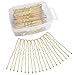 300 Pack Jaciya U Shaped Hair Pins Bun Maker Hair Pins Wedding Bridal Hair Pins with Box (Gold)