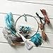 Bemall DIY Dreamcatcher Feather Green Turquoise Handmade Dream Catcher Kit Make Your Own Dream Catcher Home Car Decoration Pendant