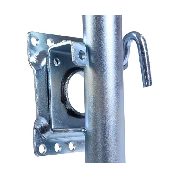 Goplus-Trailer-Side-Swivel-Jack-Boat-RV-Swing-Away-Camper-Wheel-Bolt-On-1000-lbs