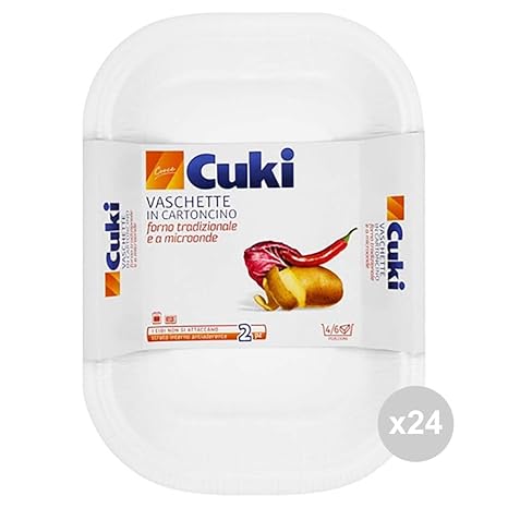 Amazon.com: Cuki RC86 - Juego de 24 bandejas para microondas ...