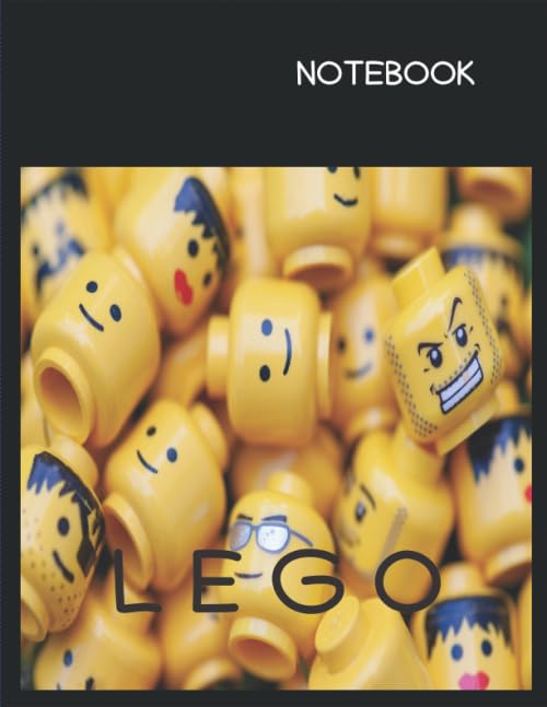 LEGO Notebook: Lined, Soft Cover, Letter Size 240 pages (8.5 x 11) Notebook: Large Composition Book, Journal