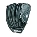 WILSON Onyx Outfield/Pitcher Fastpitch Softball Glove, Black/Coal, 12.5-Inch
