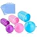 Caydo 15 Set 3 Size DIY ABS Plastic Bath Bomb Mold with 30 Pieces Shrink Warp Bags for Crafting Your Own Fizzies