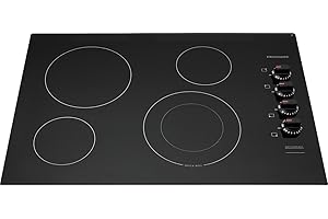 Frigidaire FFEC3025UB 30 Inch Electric Smoothtop Style Cooktop with 4 Elements in Black
