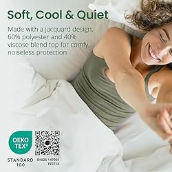 SafeRest Mattress Protector - Twin Size Cotton