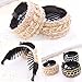 Polytree 2pcs Women's Fashion Chain Hair Clip Barrette Ponytail Holder