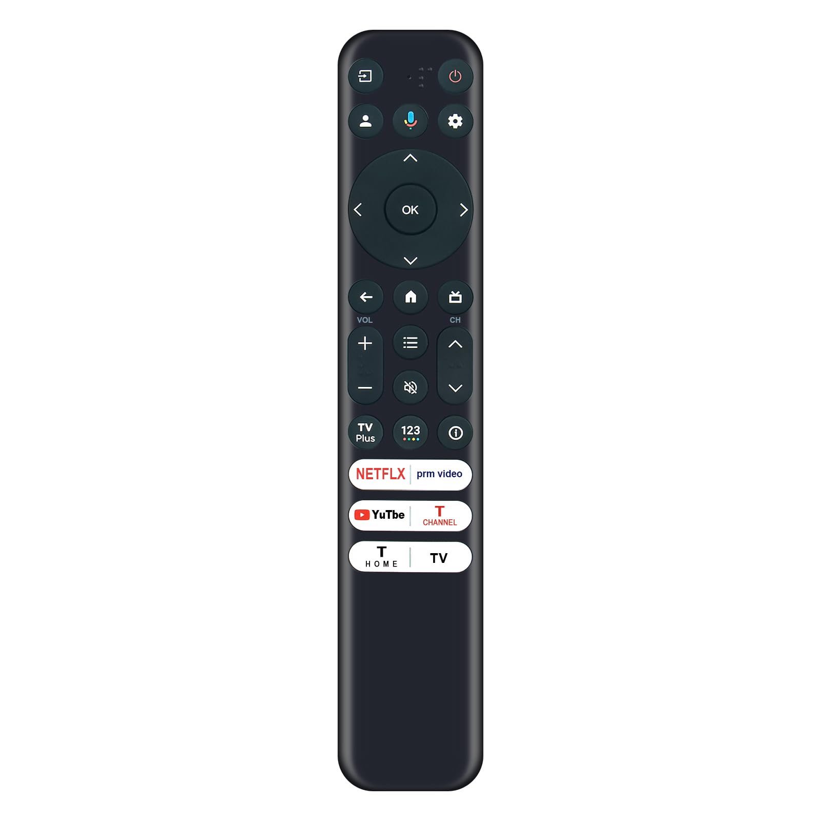 RC813 FMB1 VINABTY Replace Voice Remote Control Fit for TCL RC813-FMB1 RC813 FMB1/RC902V 58S450G 65S450G 75S450G 85S450G 65S446 75S446 85S446 43S370G 43S470G 50S470G 58S470G 65S470G 70S470G