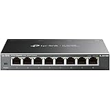 TP-Link 8 Port Gigabit Switch | Easy Smart Managed | Plug & Play | Limited Lifetime Protection | Desktop/Wall-Mount | Sturdy 