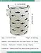 FANKANG Storage Basket, Nursery Hamper Canvas Laundry Basket Foldable with Waterproof PE Coating Large Storage Baskets for Kids Boys and Girls, Office, Bedroom, Clothes,Toys（Shark）
