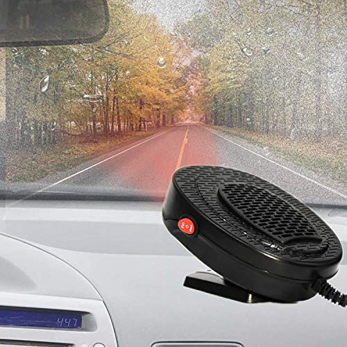 STYLOOC Newest Portable Car Defroster,Car Defogger,Car Heater, 12V Car Fan Car Air Purifier Function - 60 Seconds Fast Heating Easy Snow Removal,Removes Dust, Cigarette Smoke, Bad Odors - Thumbnail 5
