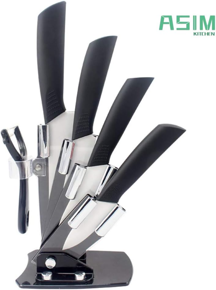 Sandy Surface Six-piece Ceramic Knife Kitchen Knife Set