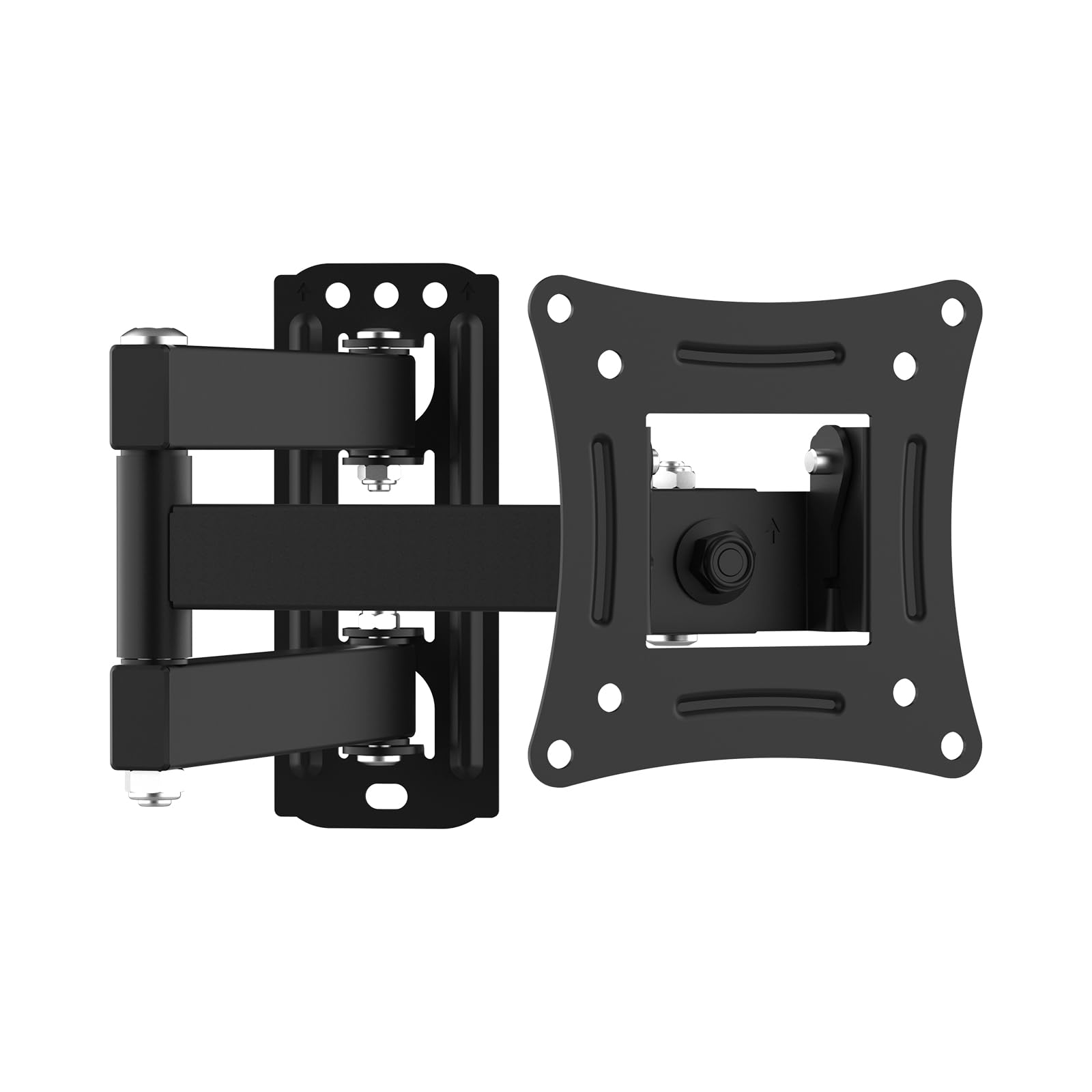 GRIFEMA GB1008-1 TV Wall Bracket for 13-32 inch, Small, Swivel, Tilt, Extendable TV Wall Mount, up to 20KG, Vesa 75x75MM and 100X100MM for Flat & Curved Television and Monitor