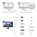 USB C(Thunderbolt 3 Compatible) to Mini DisplayPort Adapter 4K, Hamkot USB3.1 Type C to Mini DP Cable for Apple LED Cinema Display, HDTV, MacBook Series, ChromeBook, Samsung Galaxy (Silver)