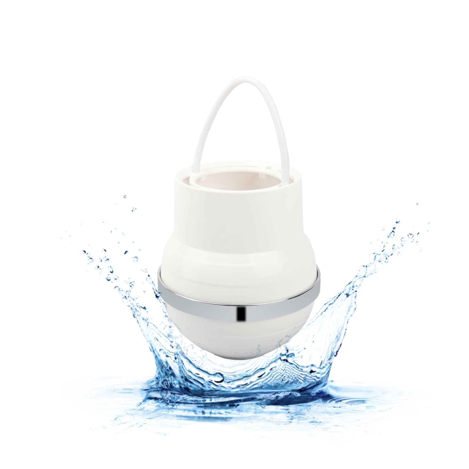 Yallmie Bath Ball Filter, 8 Stages Water Filter Bath Tap Filter for Baby Removes Contaminants for Smoother Skin, Water Filter for Healthier Skin and Hair