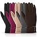 Fashion Touch Screen Winter Gloves Warm Polar Fleece Windproof in Cold Weather For Women Black