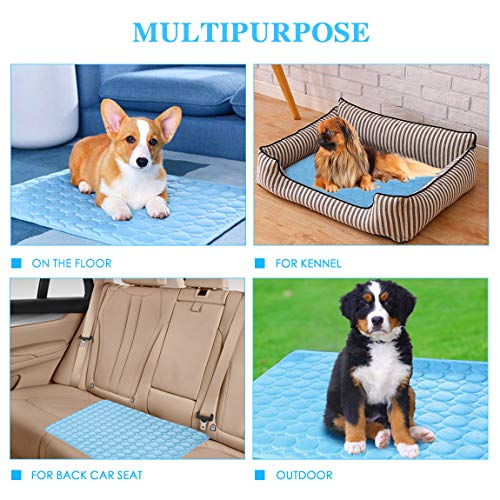 Dog Cooling Mat Large Cooling Pad Machine Washable Summer Cooling Mat