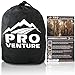 Pro Venture Hammock Straps and 2 Carabiners, 30+2 Loops, 1200lbs Breaking Strength (500lbs Rated) | 100% Non-Stretch, Lightweight, Portable Camping - Quick, Easy Setup | Heavy Duty + Tree Friendly