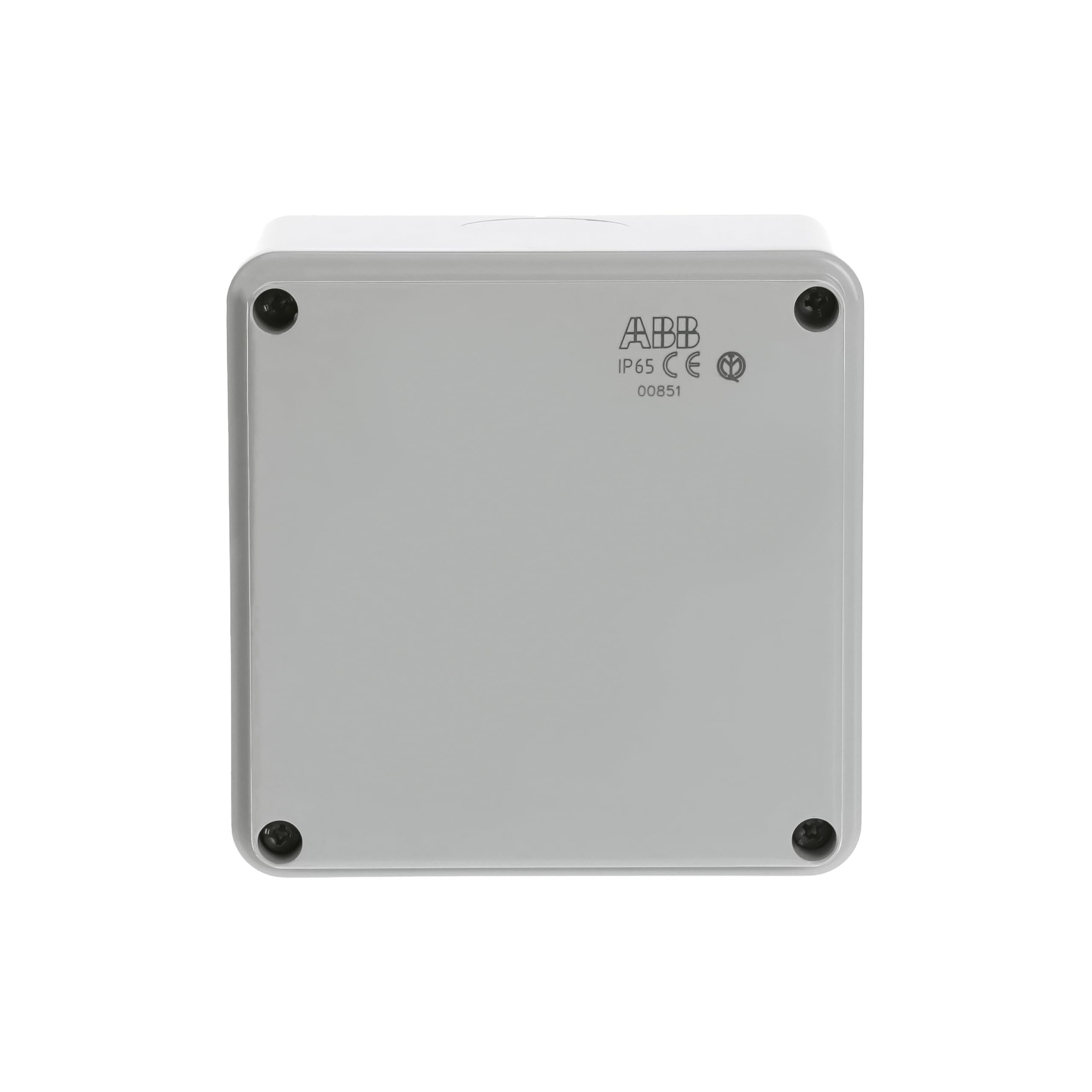 ABB IP65 Junction Box • Fully Dust Sealed Enclosure • Waterproof Electric Cable Connector Unit • Shockproof Adaptable Indoor/Outdoor Box • 100 x 100 x 80mm