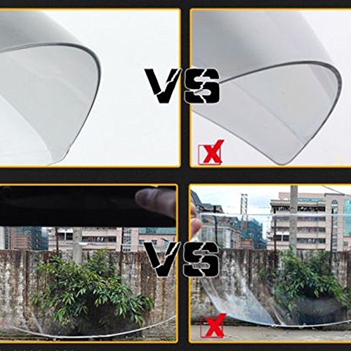 image for Anzio 1Pcs Flip Up Clear Visor Full Face Shield 3 Snap For Open Half F
