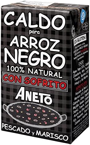 BLACK RICE SOUP 1LT Paella.