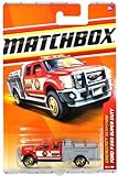 2011 Matchbox Ford F-550 Super Duty Fire Truck Red/Gray #50 of 100