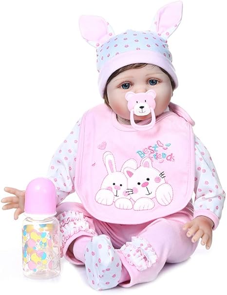 Immagini Di Giochi Per Natale.Etbotu 55cm Bambola Di Simulazione In Silicone Compagno Di Giochi Per Bambini Simpatico Regalo Di Natale Giocattolo Di Illuminazione Per Bambini Super Morbido Baby Sleep Helper Amazon It Elettronica