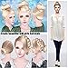 QY 2Pack The First And Latest Brown Color Resin Magic Donut Twister Ponytail Bun Maker, Big Size and Small Size