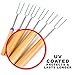 TOP #1 Luxury Extendable Marshmallow Roasting Sticks, For BBQ, Camping, Bonfire & Campfire Cooking, Telescoping Hotdog Forks, 6 Set, Long Rotating, Barbecue Skewers, Smores Sticks best for Kids