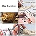 Xilko 10Pcs Rotary Burr Drill Bits Set, Wood Carving Tools Kit Woodworking Accessories with 3mm Round Shank for Single Engraving File Grinder Cutting, Soft Metal Polishing, DIY Carving