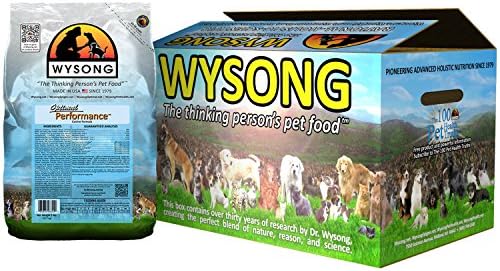 Wysong Optimal Performance Canine Formula Dry Dog Food, Four- 5 Pound Bags