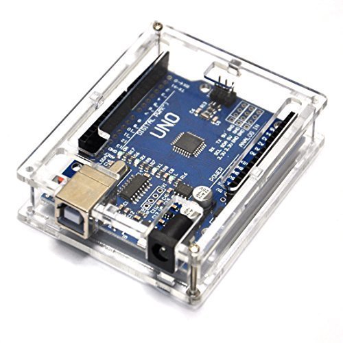 Gikfun Uno R3 Case Enclosure Transparent Clear Computer Box Compatible with Arduino UNO R3 EK1642