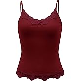SHENHE Women's Y2K Lace Cami V Neck Sleeveless Spaghetti Strap Kawaii Tank Top Camisoles