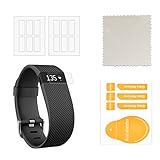 CIKIShield Resistant [12-pack]screen Protector for Fitbit Charge / Charge Hr - Free Replacement Program(12-pack)