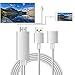 Lightning MHL to HDMI Cable Adapter, Mengyasi Plug & Play Lightning Digital AV to HDMI 1080P Cable Adapter for iPhone, iPad, Samsung Smartphone to Mirror On HDTV Projector