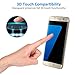 Premium Samsung Galaxy S7 Edge Screen Protector 5.5 inch S7 Plus Invisible Shield Guard , YaSaShe Anti-burst Tempered Glass Transparent Screen Protector 5.5'' (S7 Edge Clear)