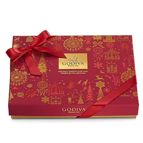Godiva Chocolatier Assorted Chocolate and Truffles Gift Box, Holiday