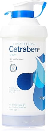 Cetraben Dermatological Emollient Cream Dry Chapped Skin SLS Paraben Fragrance