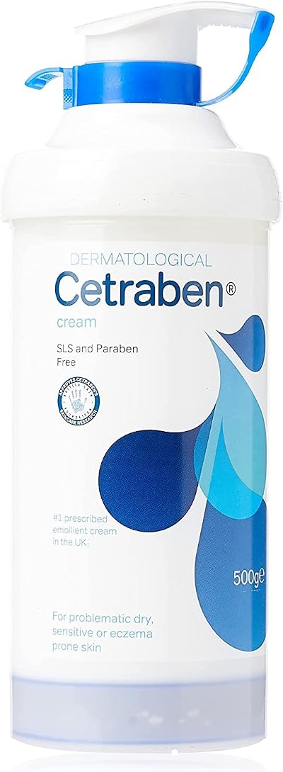 Cetraben Dermatological Emollient Cream Dry Chapped Skin SLS Paraben Fragrance