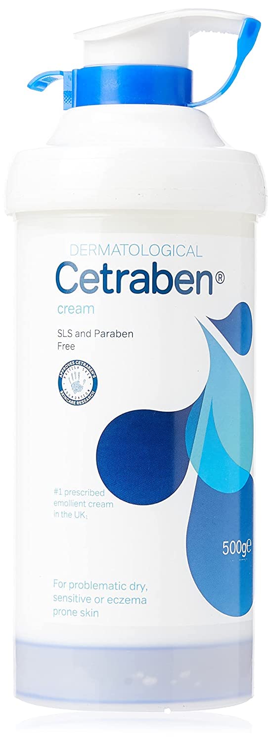 Cetraben Dermatological Emollient Cream, Dry or Chapped Skin, SLS and Paraben Free, Fragrance Free, 500 g โ image 1