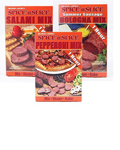 Spice n' Slice Variety Pack (1 Salami 1 Bologna 1 pepperoni mixes)