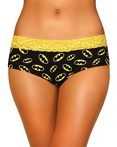 DC comics Batman Juniors Lace Trim Panty (Small)