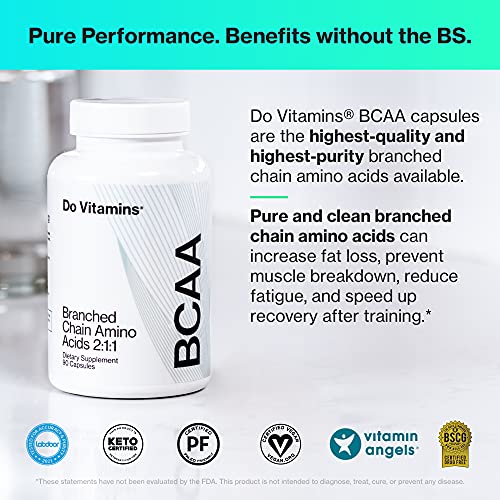 Do Vitamins Branched Chain Amino Acids (BCAA) Capsules, Vegan AjiPure