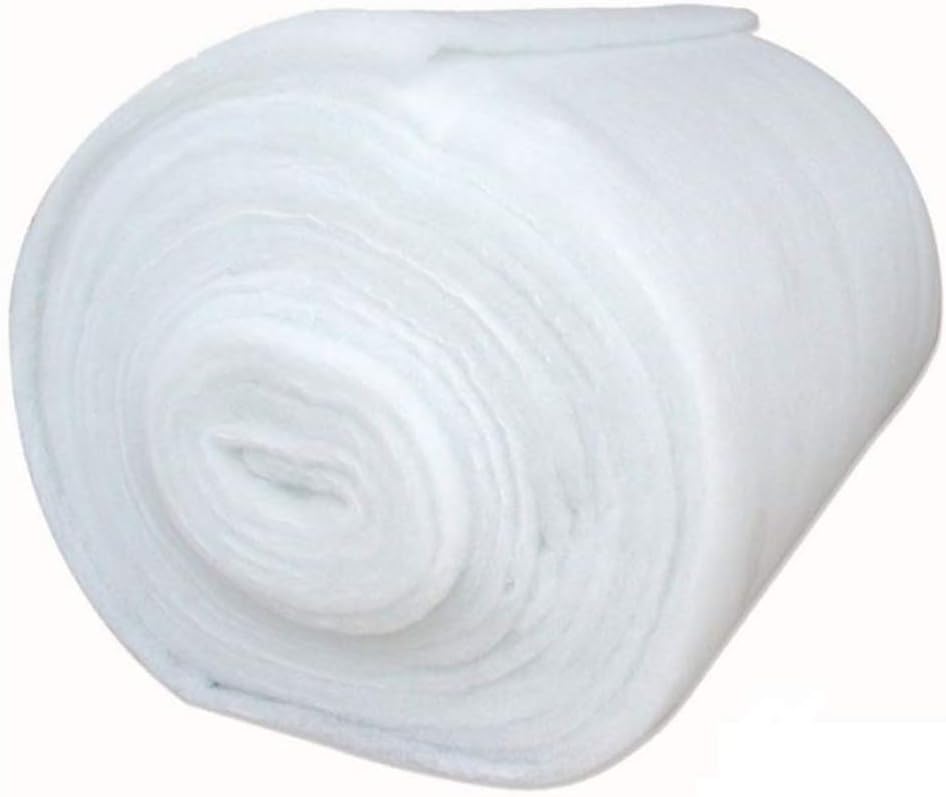 Foamrush 1 Ounce (1" Thickness) 23" x 23" High-Loft Bonded Polyester White Quilt Dacron/Batting Ready Made Pre Cut Square Sizes