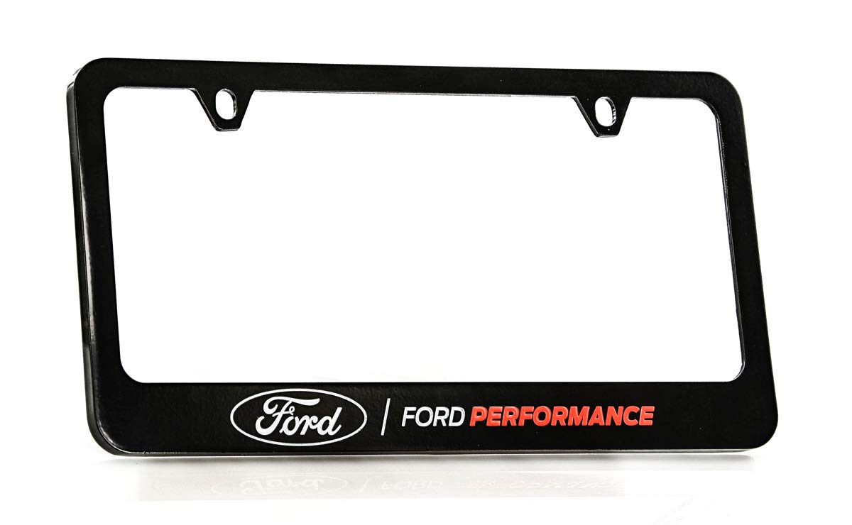 Photo 1 of License Frame Inc. Ford Performance Black Metal License Plate Frame Tag Holder