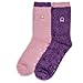 Noble Mount 2-Pairs Fuzzy Socks for Women, Anti-Slip Warm Socks for Women - Set A2